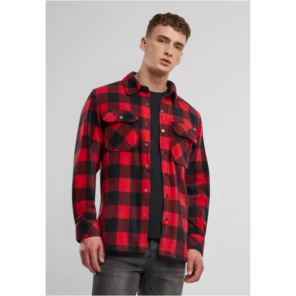  Hemd BRANDIT BD9720 ROT/SCHWARZ 