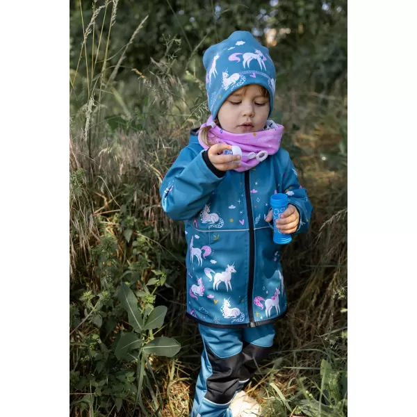  Fleece-Halstuch für Kinder WAMU JEDNOROŽCI ROSA 