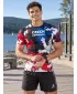 Herren Funktions-Kompressionsshirt mit kurzen Ärmeln Premium ALTISPORT VOJ/ALM036TR04 FLECKEN