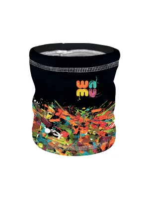 Fleece-Halstuch für Kinder WAMU GAME ON SCHWARZ