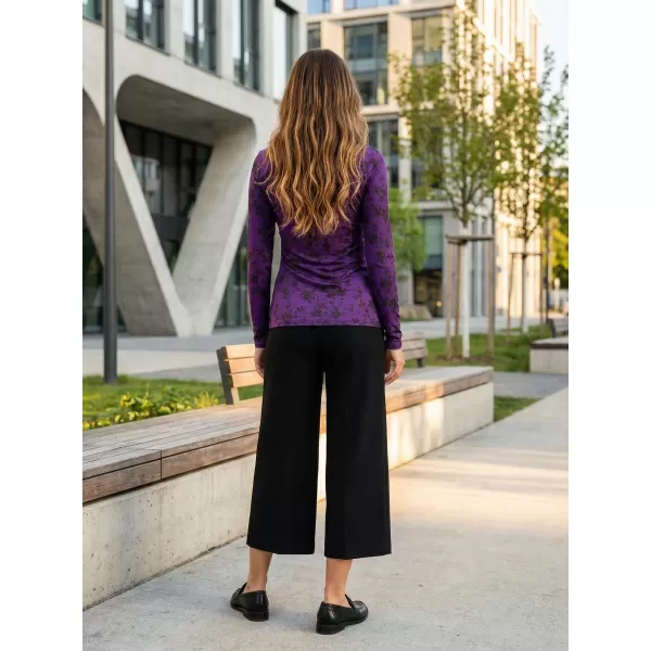  Rollkragenpullover für Damen ALTISPORT DAELIA LILA 