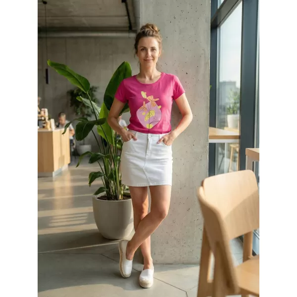  T -Shirt ALTISPORT ALW187122 FUCHSIA ROT 