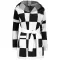 Damenpullover ALTISPORT DEHLIA SCHWARZ-WEISS