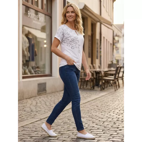  Damen-T-Shirt ALTISPORT DAFFY WEIß 