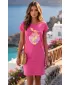 Frauen erweitert t -Shirt/Kleid ALTISPORT ALW187178 LILA