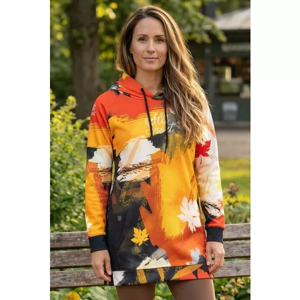  Funktionelles erweitertes Damen-Sweatshirt Premium ALTISPORT VOJ/ALW019MI03 ORANGE 