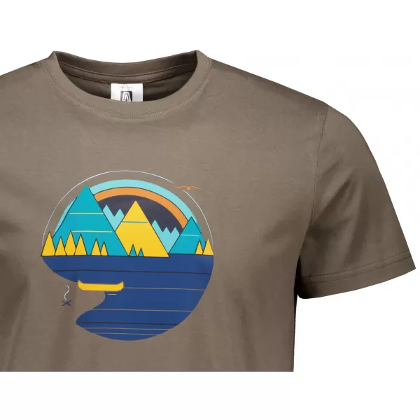  Herren-T-Shirt ALTISPORT ALM186129 DUNKLER SCHIEFER 