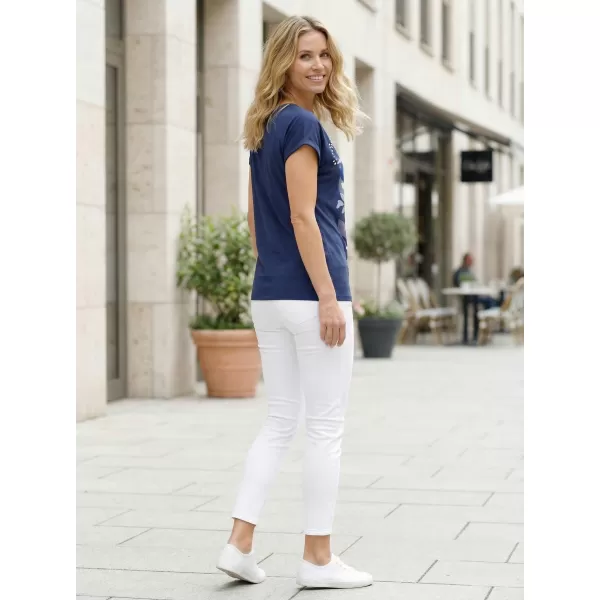  Damen-T-Shirt ALTISPORT DIANITA DUNKELBLAU 