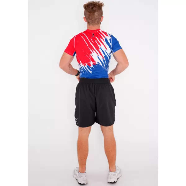  Herren Funktions-Kompressionsshirt mit kurzen Ärmeln Premium ALTISPORT VOJ/ALM036TR04 LÖWE 