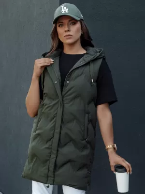 Damenweste DSTREET TAMIRA GREEN Dstreet1