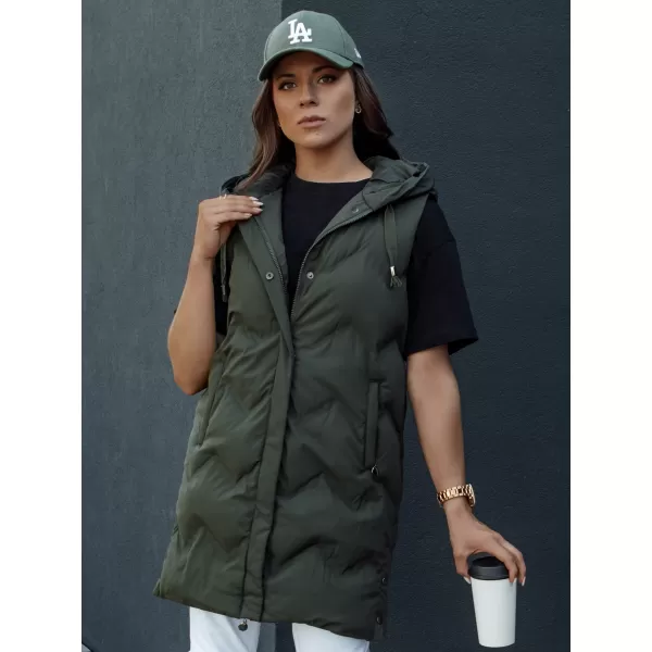  Damenweste DSTREET TAMIRA GREEN Dstreet1 