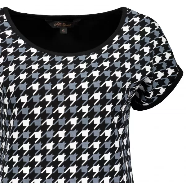  Damen-T-Shirt ALTISPORT DORIA SCHWARZ 