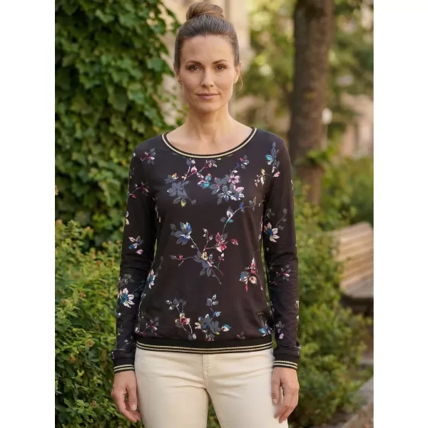  Damen-T-Shirt ALTISPORT DEVANA SCHWARZ 