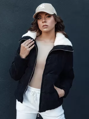 Frauenjacke DSTREET TRENDYGLAM TY4357 SCHWARZ
