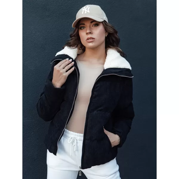  Frauenjacke DSTREET TRENDYGLAM TY4357 SCHWARZ 