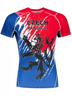 Herren Funktions-Kompressionsshirt mit kurzen Ärmeln Premium ALTISPORT VOJ/ALM036TR04 LÖWE