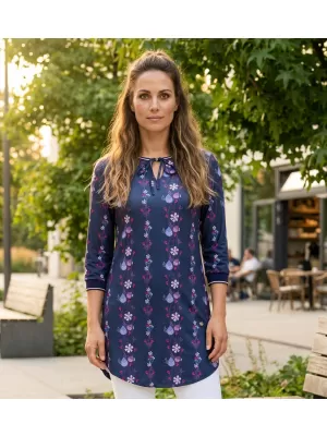 Damen-T-Shirt KIXMI TRISHA DUNKELBLAU