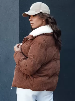 Frauenjacke DSTREET TRENDYGLAM TY4360 KARAMELL