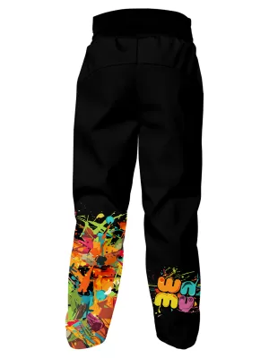 Baby Softshell Hosen WAMU GAME ON SCHWARZ