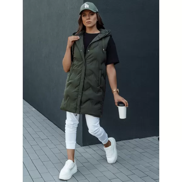  Damenweste DSTREET TAMIRA GREEN Dstreet1 
