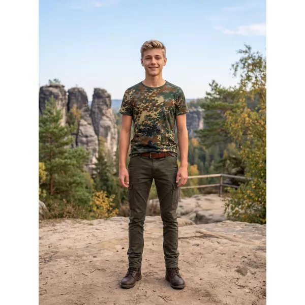  T -Shirt BRANDIT T BD6017 FLECKTARN 