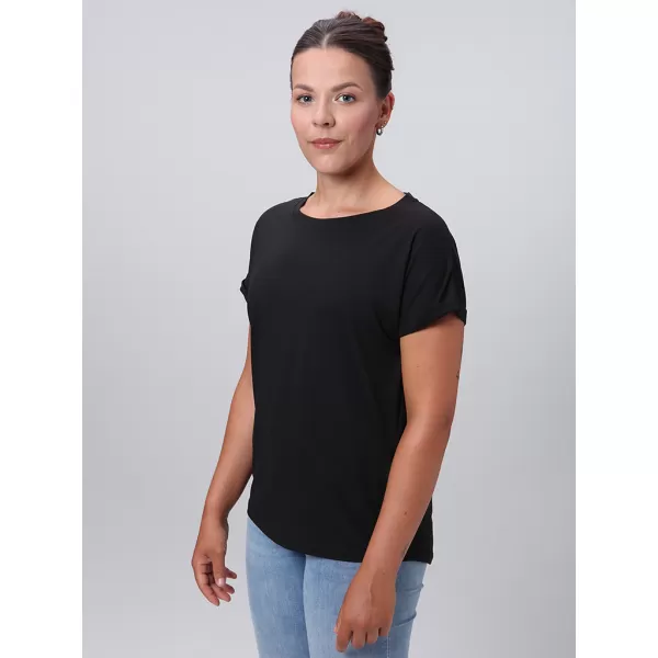  Damen-T-Shirt LOAP BYRA SCHWARZ 