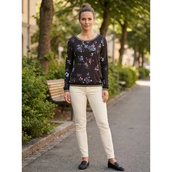  Damen-T-Shirt ALTISPORT DEVANA SCHWARZ 