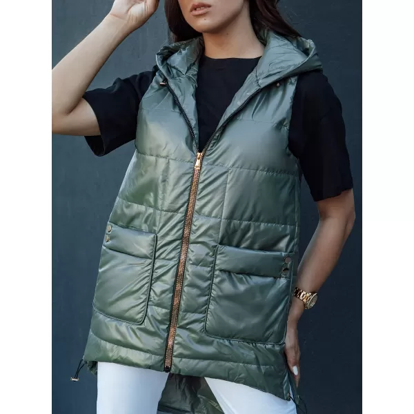  Weste DSTREET JESS TY4442 GRÜN 