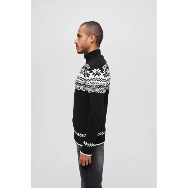  Herren Sweatshirt BRANDIT TROYER NORWEGER BD5029 SCHWARZ 