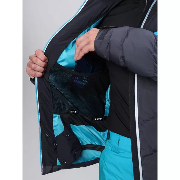  Herren-Skijacke LOAP ORIDIOR DUNKELGRAU 