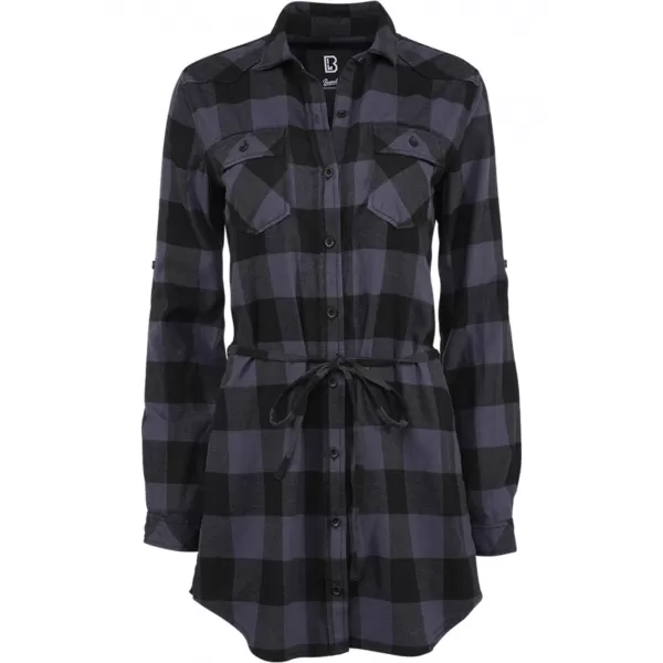  Hemd BRANDIT BD44006 SCHWARZ/GRAU 