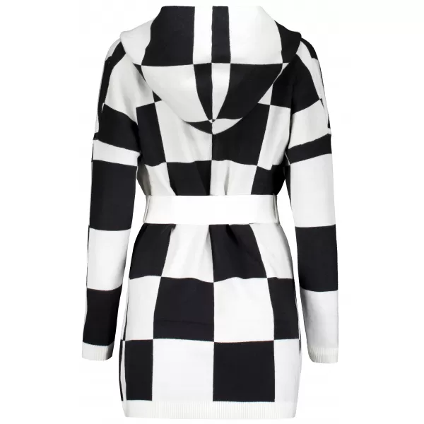  Damenpullover ALTISPORT DEHLIA SCHWARZ-WEISS 