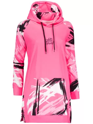 Funktionelles erweitertes Damen-Sweatshirt Premium ALTISPORT VOJ/ALW039MI03 FLUO-ROSA