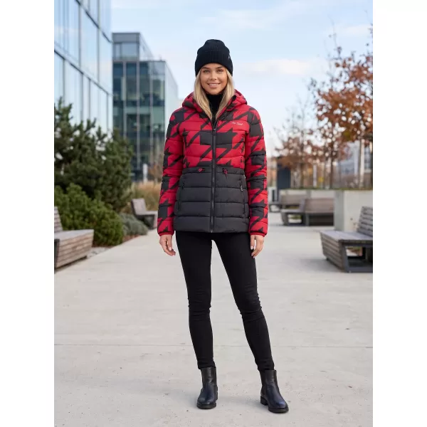  Damenjacke ALTISPORT DARCIA SCHWARZ ROT 