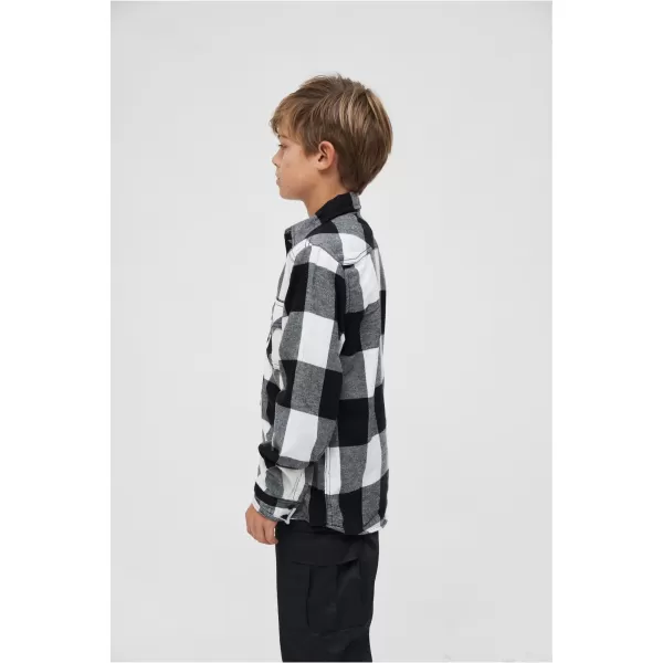  Hemd BRANDIT BD6016 WEIß/SCHWARZ 