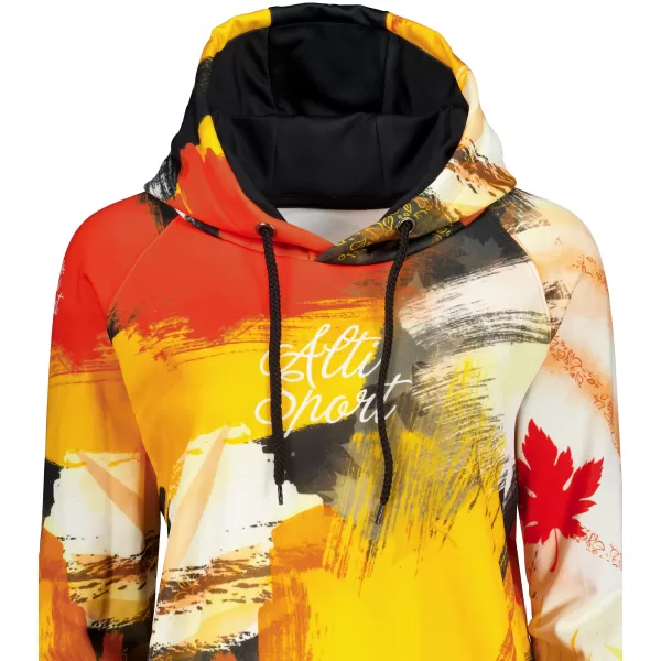  Funktionelles erweitertes Damen-Sweatshirt Premium ALTISPORT VOJ/ALW019MI03 ORANGE 