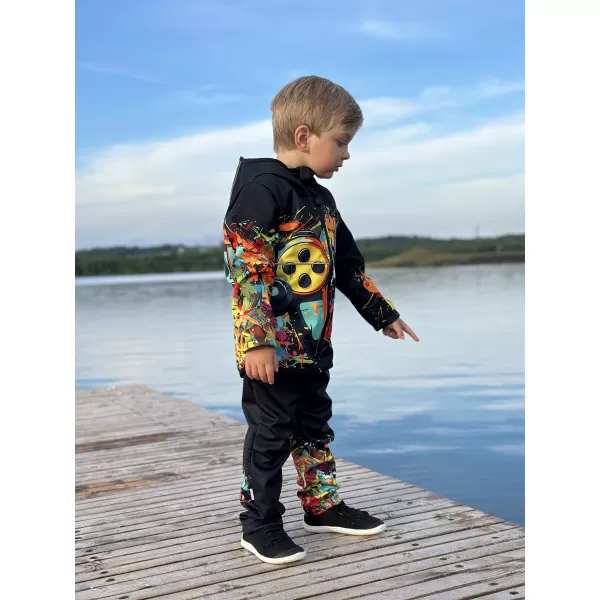  Baby Softshell Hosen WAMU GAME ON SCHWARZ 