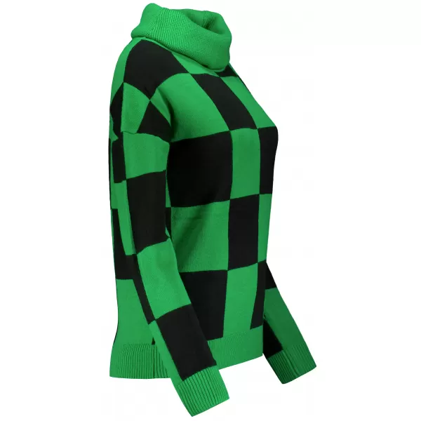  Damenpullover ALTISPORT DELLA SCHWARZ GRÜN 