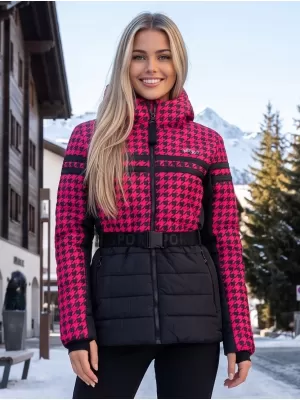 Damenjacke ALTISPORT DEBORA SCHWARZ/ROSA