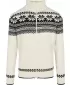 Herren Sweatshirt BRANDIT CARDIGAN NORWEGER BD5030 WEIß