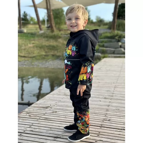  Baby Softshell Hosen WAMU GAME ON SCHWARZ 