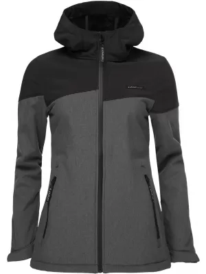 Softshelljacke für Damen LOAP LUDYSA DUNKELGRAU