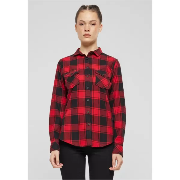  Hemd BRANDIT BD9336 ROT/SCHWARZ 