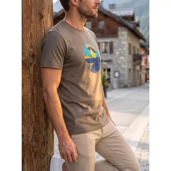  Herren-T-Shirt ALTISPORT ALM186129 DUNKLER SCHIEFER 