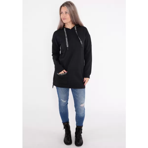 Damen-Sweatshirt ALTISPORT DAVINIA SCHWARZ 