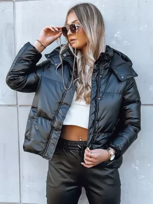 Damenjacke DSTREET COLLAR SCHWARZ