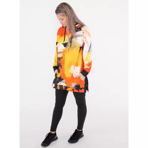 Funktionelles erweitertes Damen-Sweatshirt Premium ALTISPORT VOJ/ALW019MI03 ORANGE 