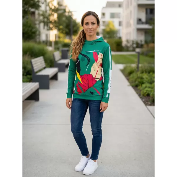  Funktionaler Sweatshirt -Prämie von Frauen ALTISPORT VOJ/ALW042MI01 GRÜN 