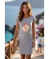 Frauen erweitert t -Shirt/Kleid ALTISPORT ALW187178 DUNKELGRAU