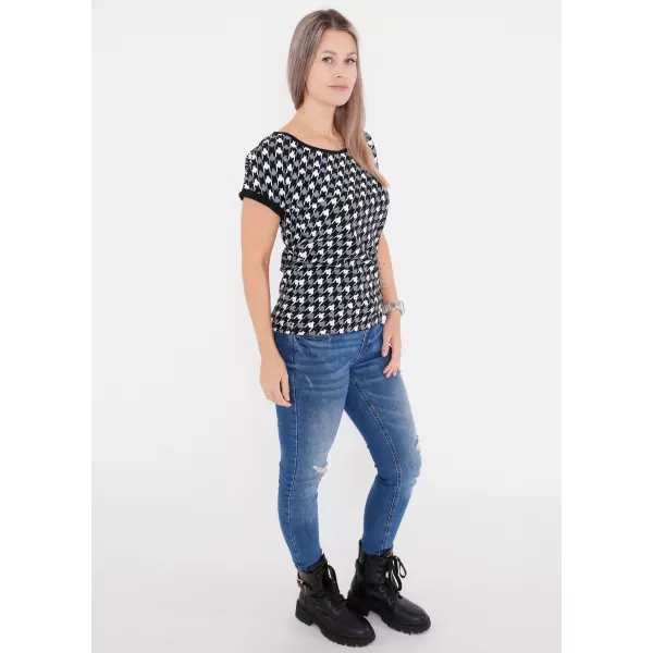  Damen-T-Shirt ALTISPORT DORIA SCHWARZ 